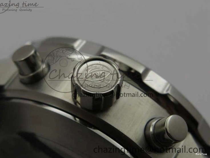 MIROTIME 0327 Aquatimer Chrono IW376702 SS BLS 1:1 Best Edition Black Dial on Black Rubber Strap A WellDesigned 7105